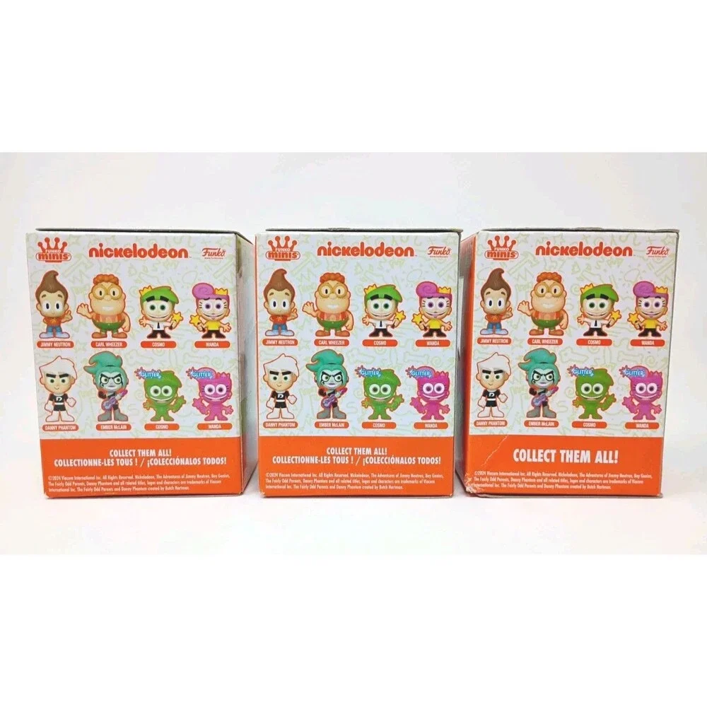Funko Minis Nickelodeon -Cosmo Wanda glitter & Ember McLain Set Five below Excl.